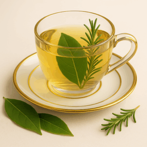 Chá de louro e alecrim para aliviar gases